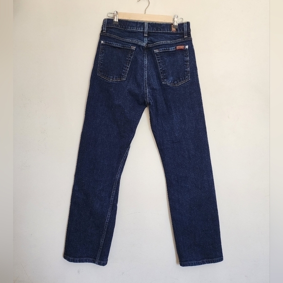 7 For All Mankind Vintage Straight Hidden Button Fly High-Rise Jeans size 30 - Picture 3 of 8